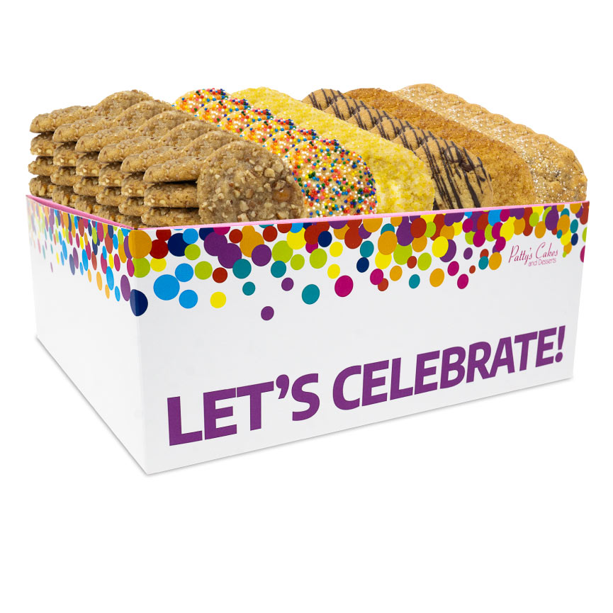 Mini Cookie 72 Pack :|: Lets Celebrate Gift Box
