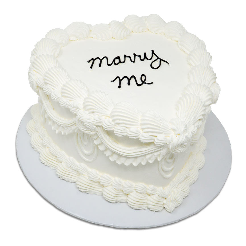 Vintage Heart Cake