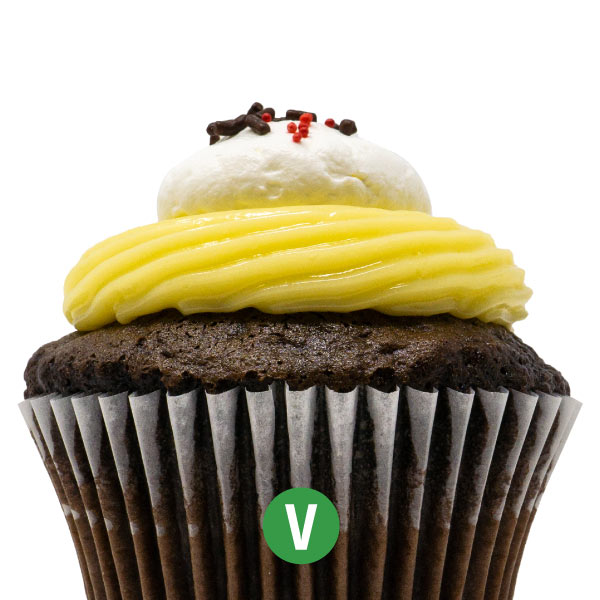 Vegan Chocolate Strawberry Cream Cupcake