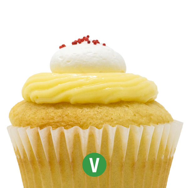 Vegan Strawberry Blonde Cupcake