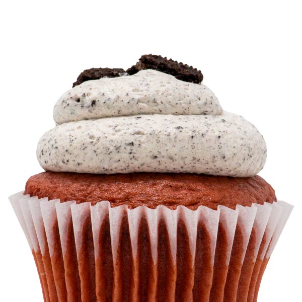 Red Velvet with Oreo Mousse Cupcake