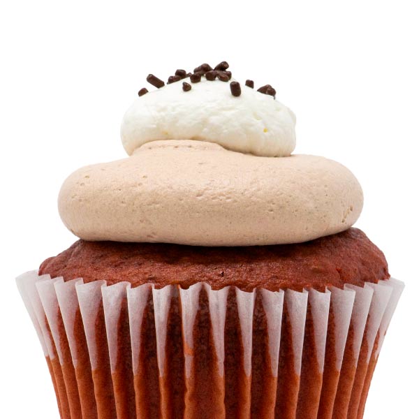 Red Velvet with Nutella Mousse Cupcake
