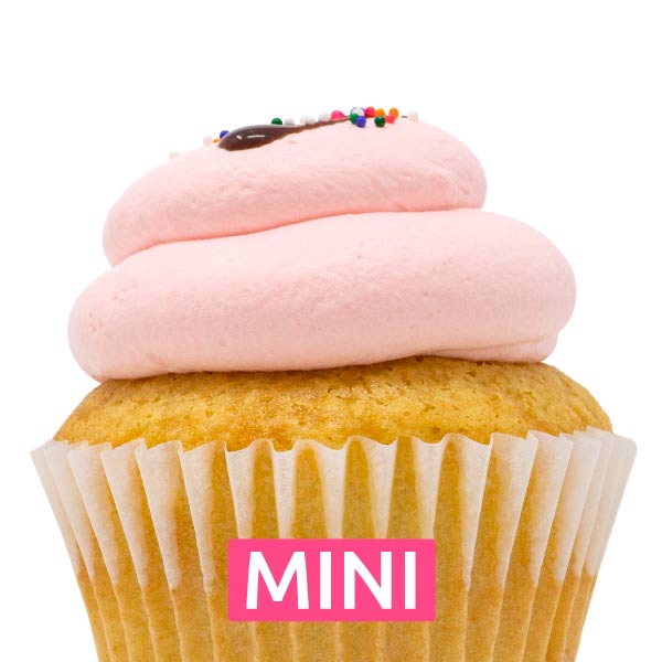 Banana Split Mini Cupcakes - Dozen