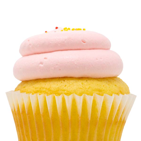 Lemon Strawberry Cupcake