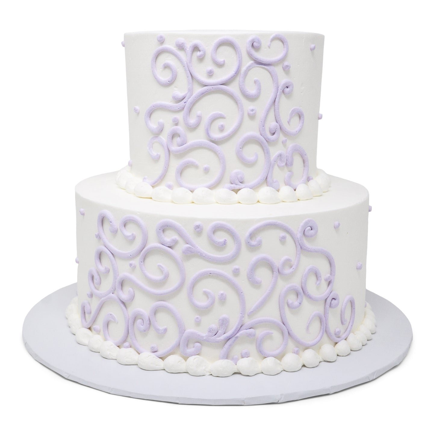 Center Design - 2 Tier Gluten-Free Cake