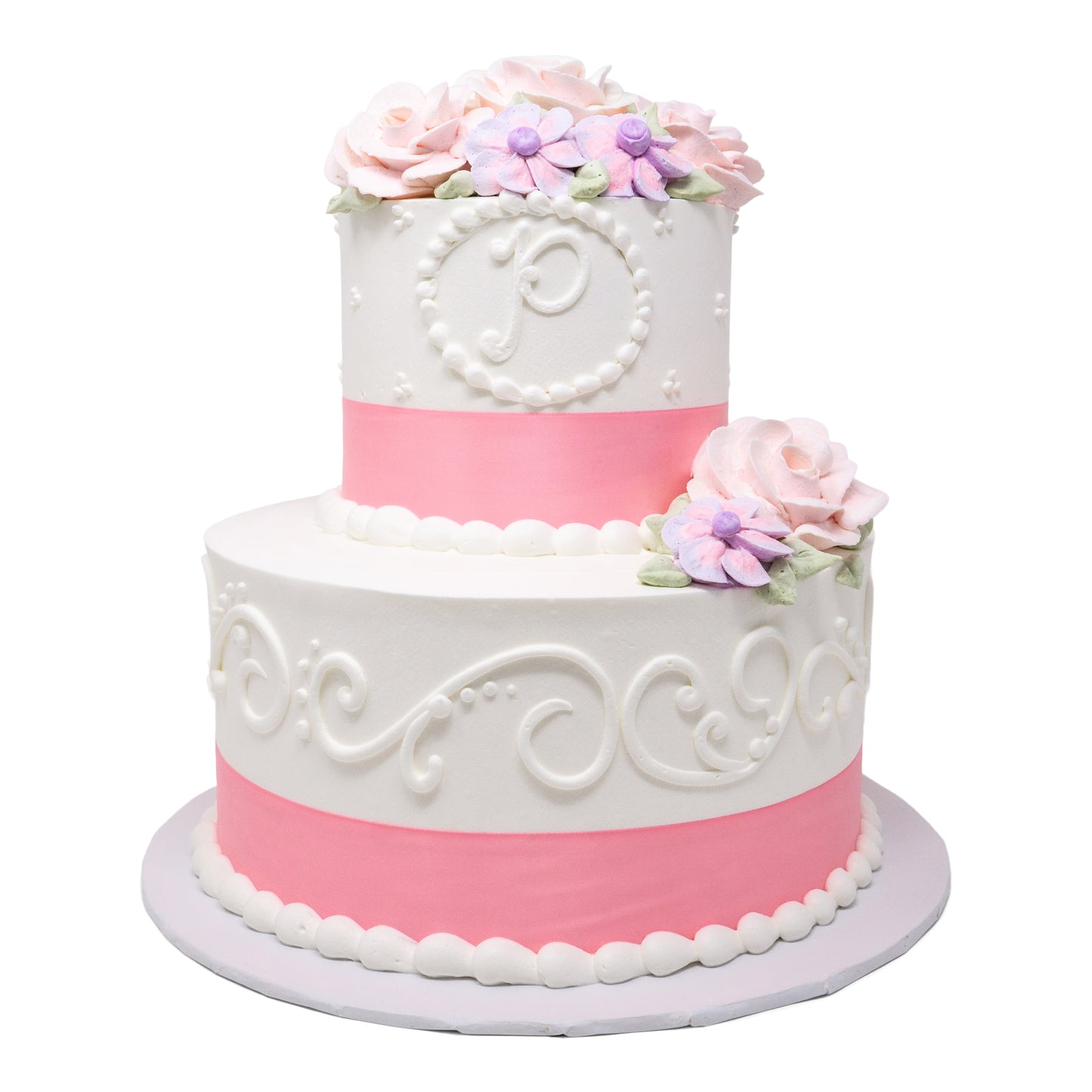 Monogram - 2 Tier Cake