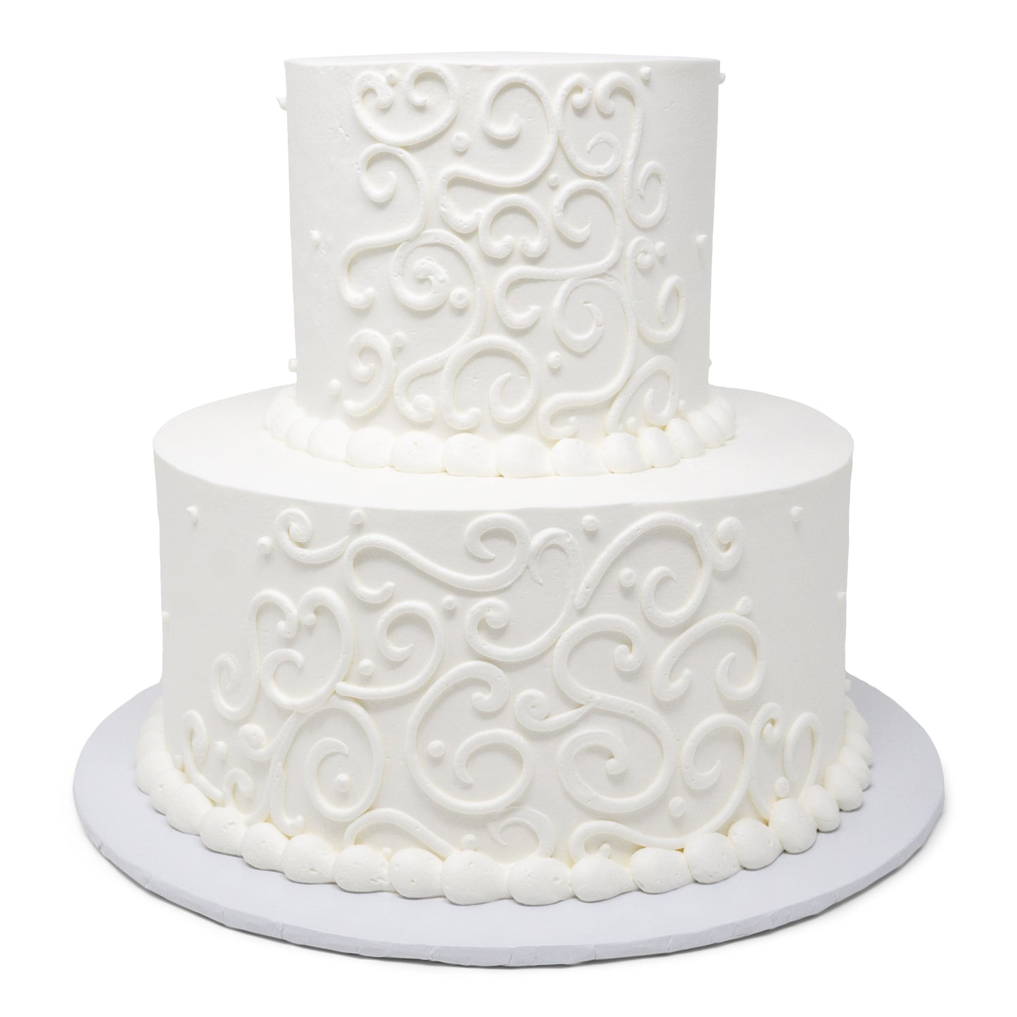 Center Design - 2 Tier Vegan Cake