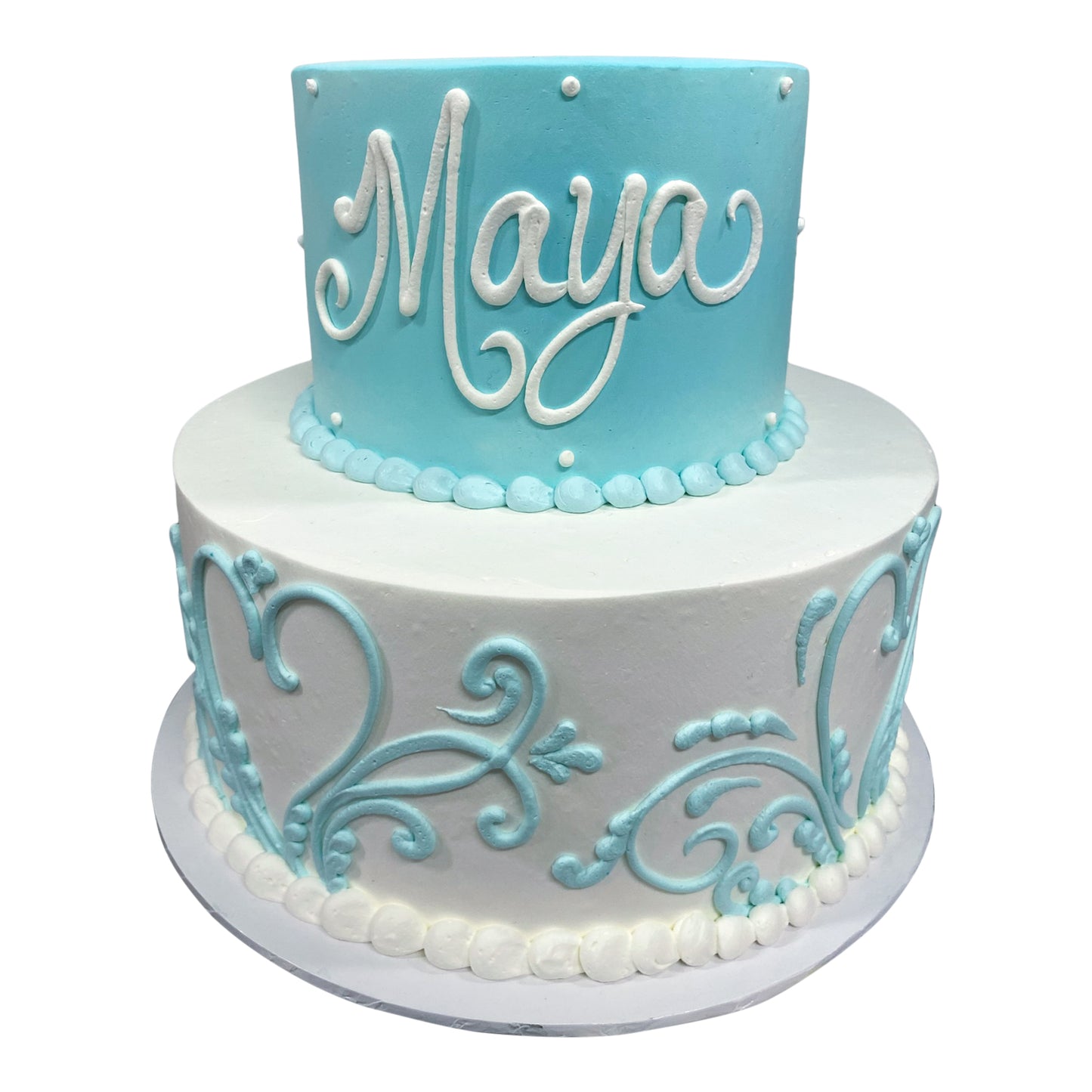 Whimsical 2 Tier Cake