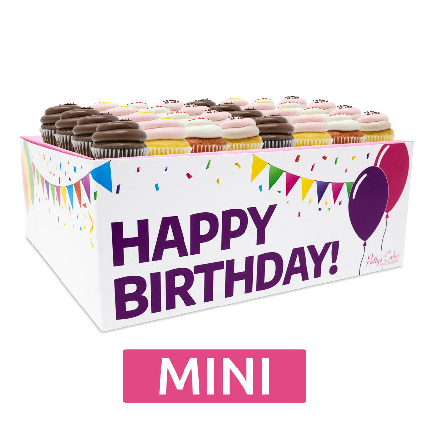 Mini Cupcakes - 24 Pack :|: Birthday Gift Box