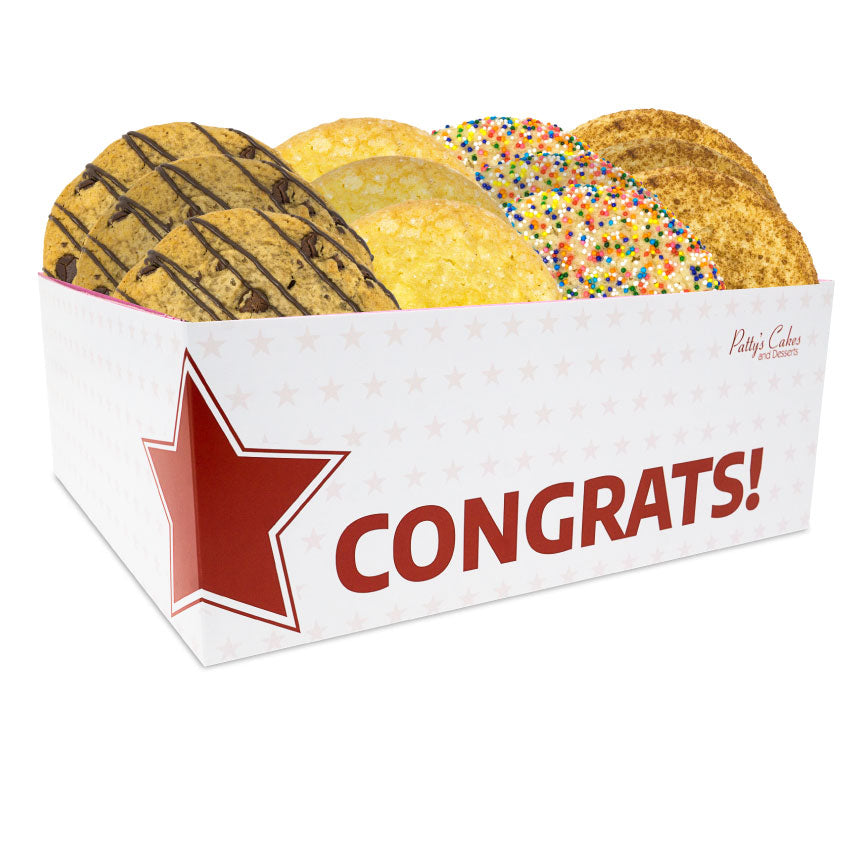 Cookie 12 Pack :|: Congrats Gift Box