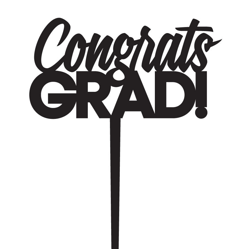 Congrats Grad Cake Topper