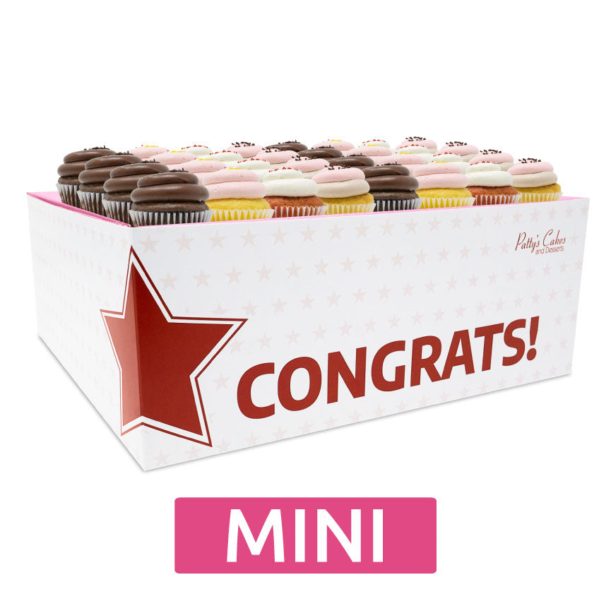 Mini Cupcakes - 24 Pack :|: Congrats Gift Box