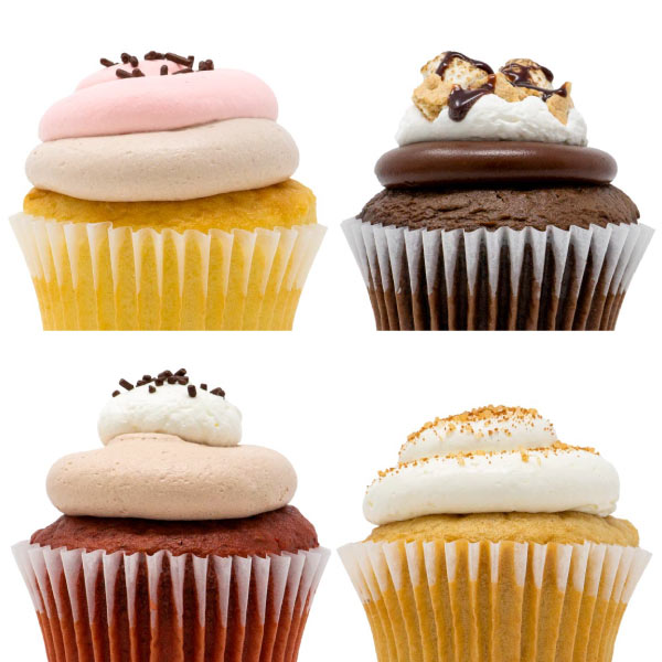 Mini Cupcakes - 12 Pack :|: Holiday Gift Box