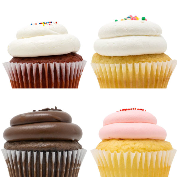 Mini Cupcakes - 12 Pack :|: Holiday Gift Box