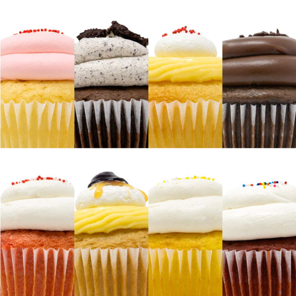 Mini Cupcakes - 24 Pack :|: Holiday Gift Box