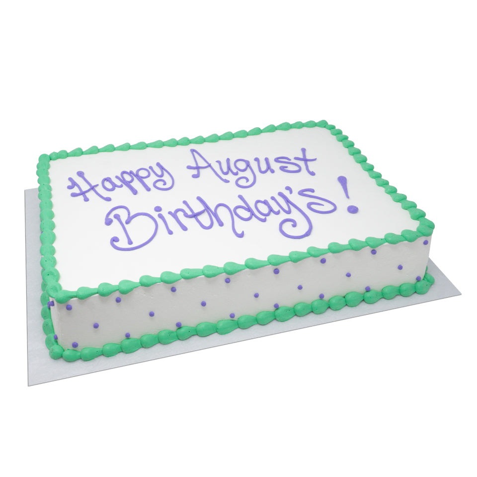 Single Dot Sheet Cake - Semi Custom