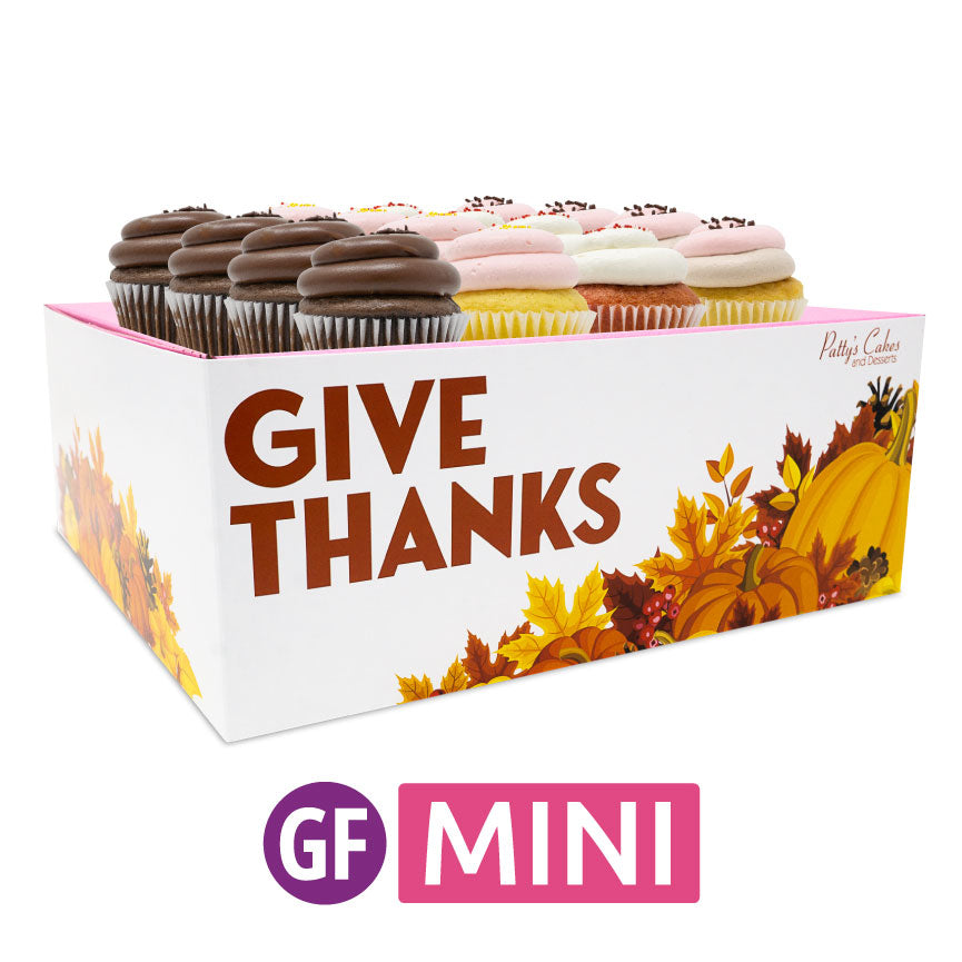 Gluten-Free Mini Cupcakes - Choose Your Flavors - 12 :|: Thanksgiving Gift Box