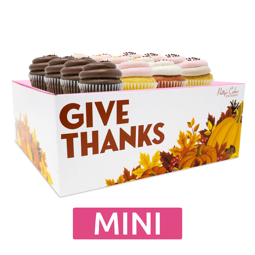 Mini Cupcakes - 12 Pack :|: Thanksgiving Gift Box