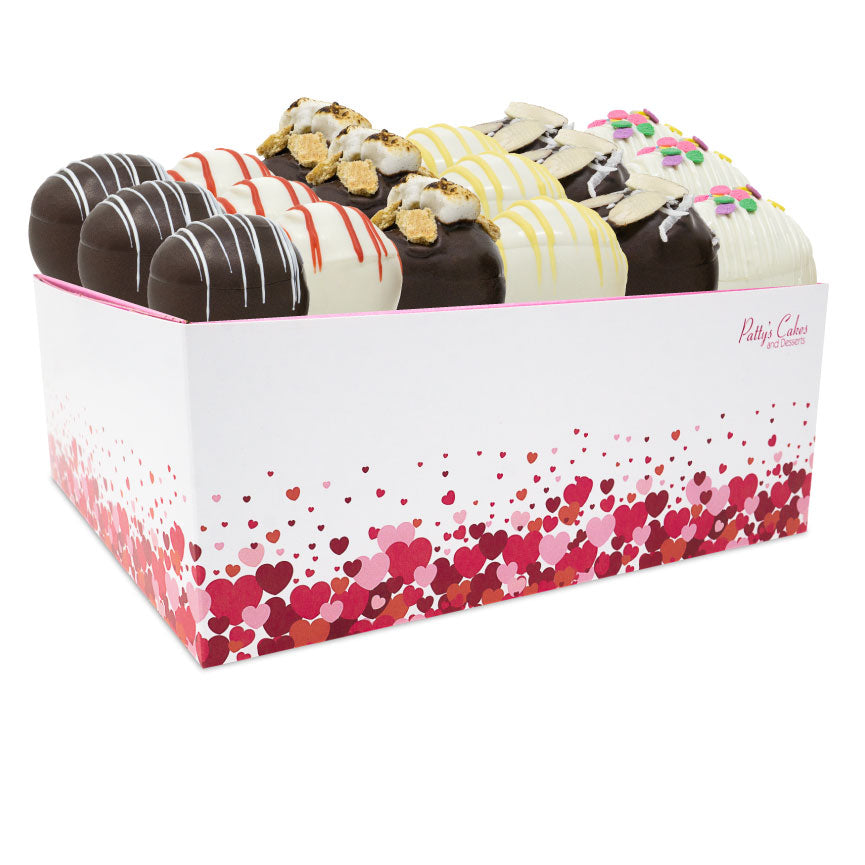 Cake Ball 25 Pack :|: Hearts Gift Box