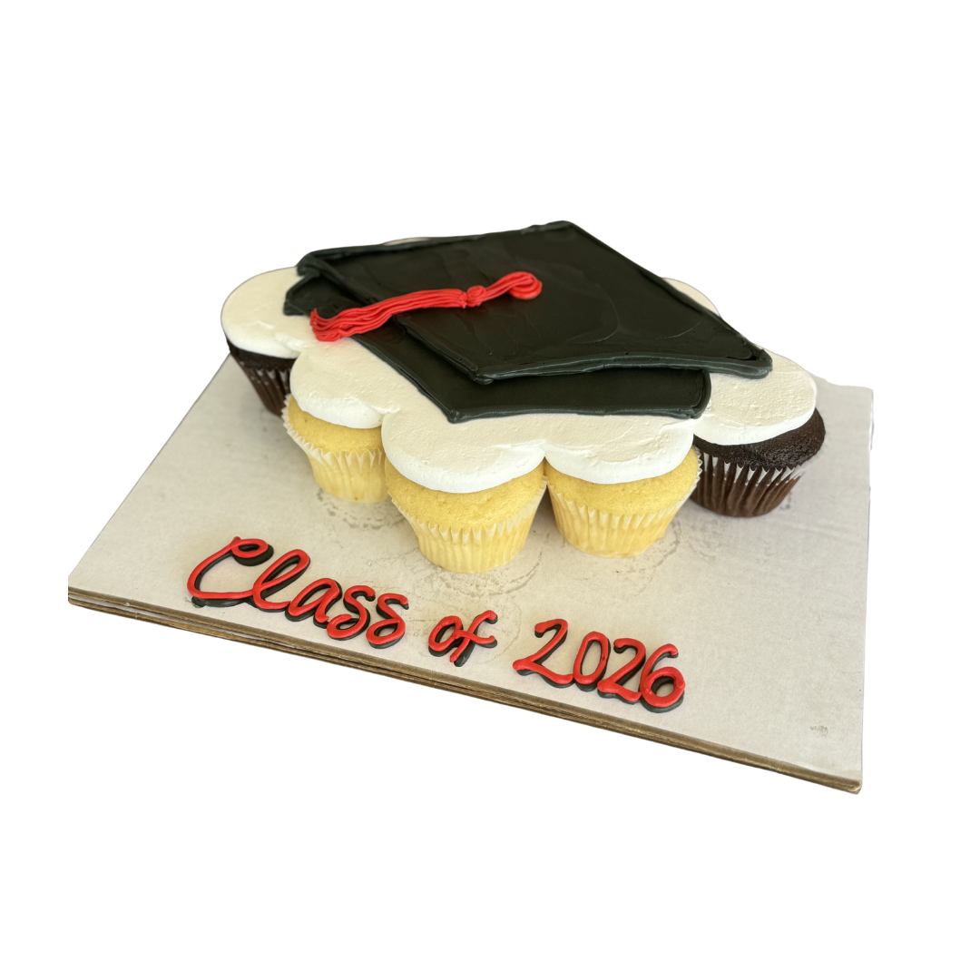 Grad Cupcake Pullapart Cake