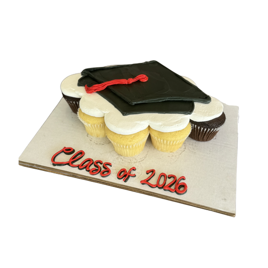 Grad Cupcake Pullapart Cake
