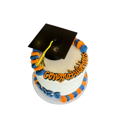 6 inch Congratulations Grad Cake