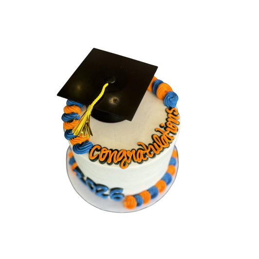 6 inch Congratulations Grad Cake