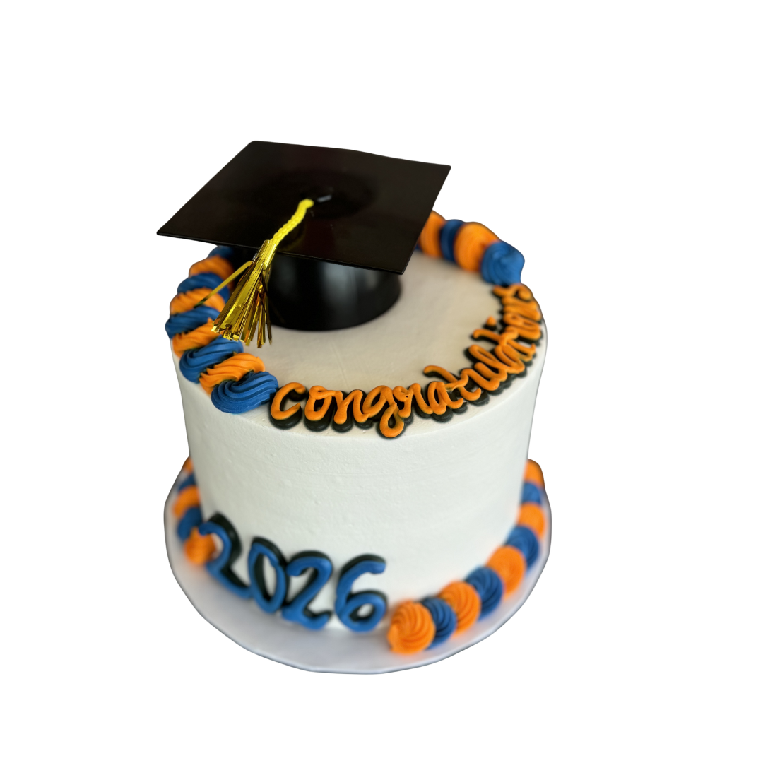 6 inch Congratulations Grad Cake