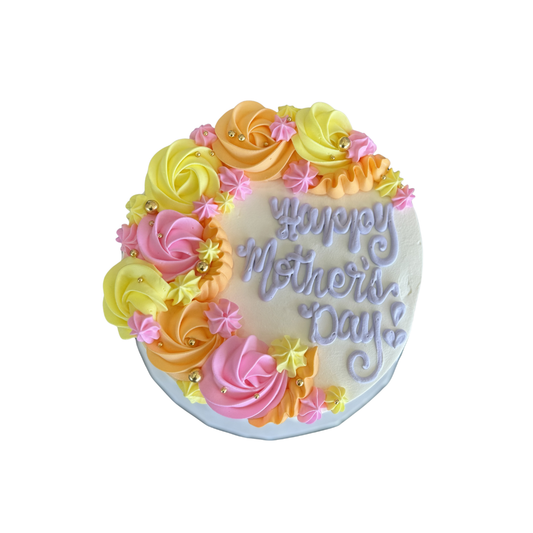 6 inch Happy Mothers Day Cake 6-12ppl