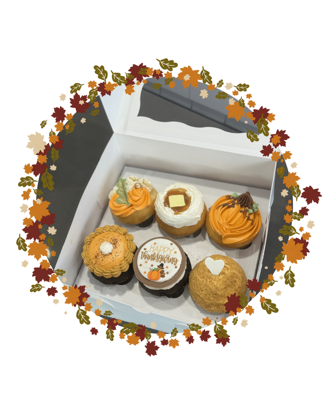 Simply Cakes Thanksgiving Cupcakes 6pc