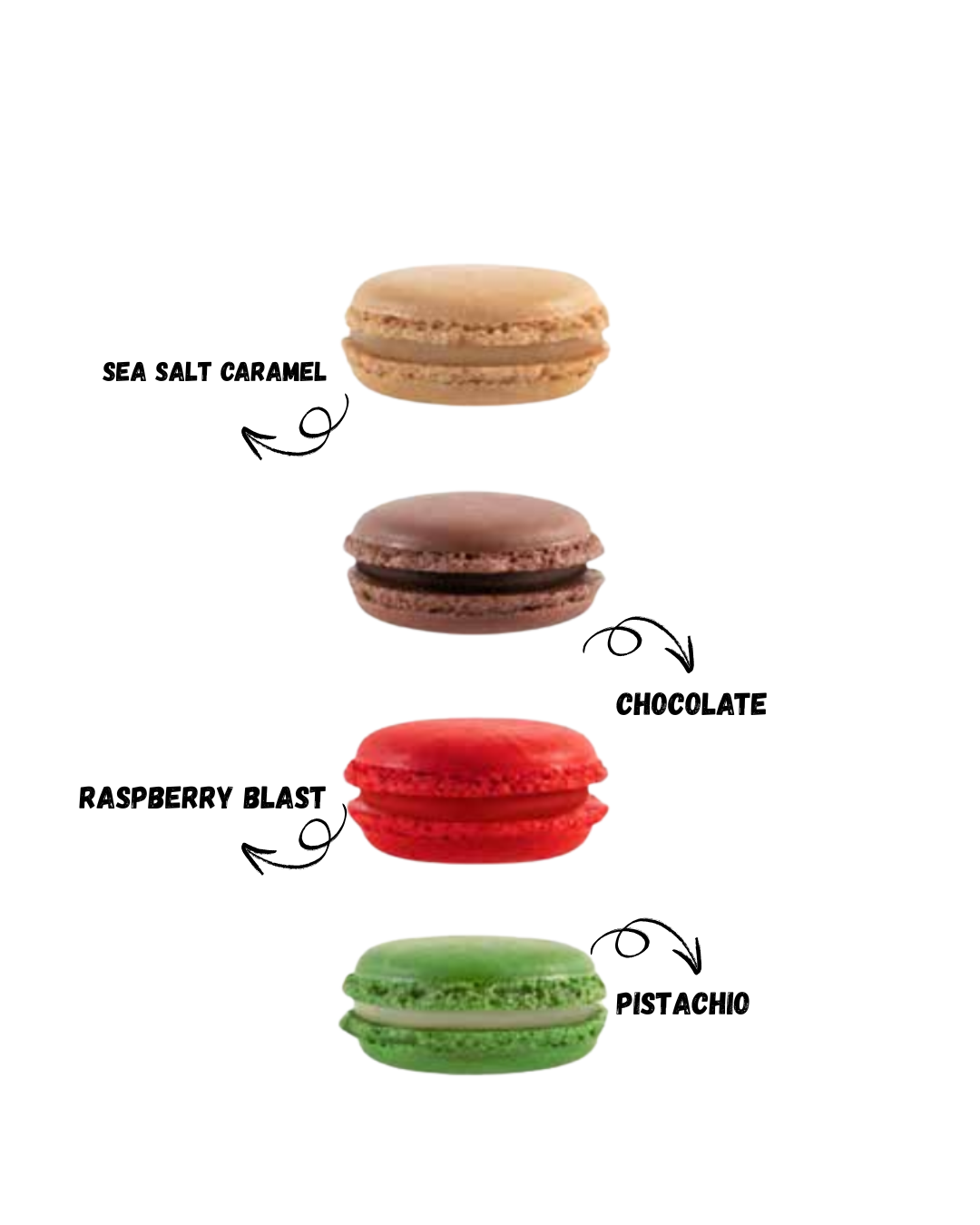 4 Pack Sampler Macaron Box