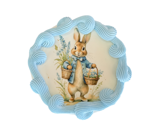 Easter Bunny Printed Chocolate Cake
