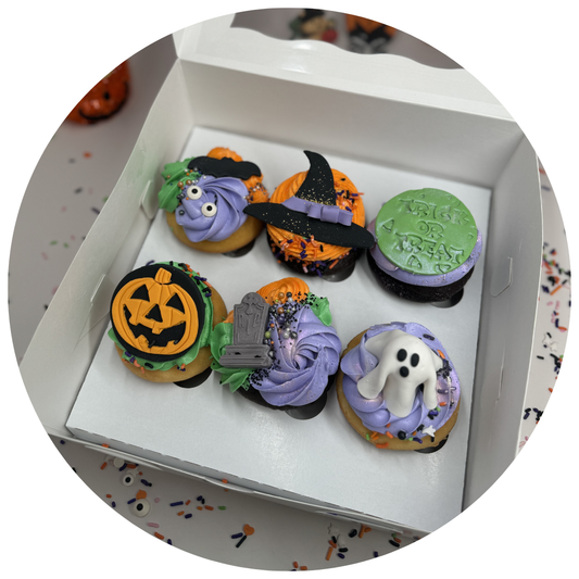 Halloween Cupcakes 6PC