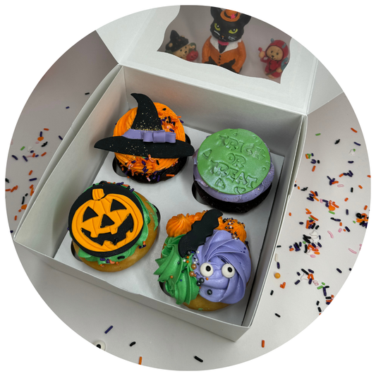 Halloween Cupcakes 4PC
