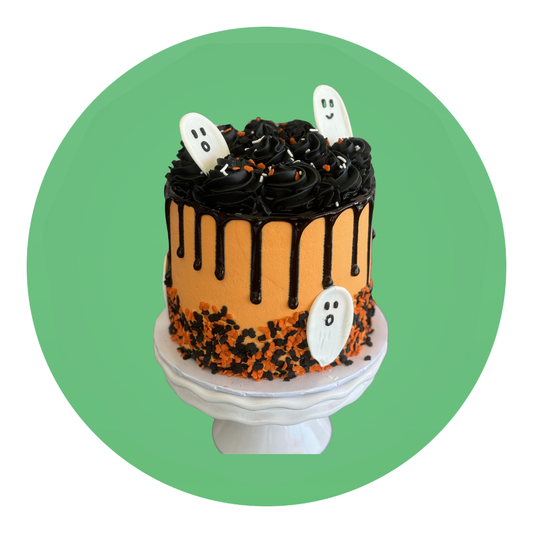 Spooky Ghost Halloween Cake