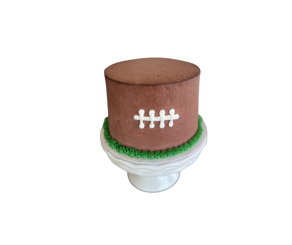 🏈 Super Bowl Confetti Football Cake