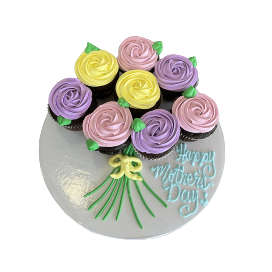 Happy Mothers Day Cupcake Pullapart Cake