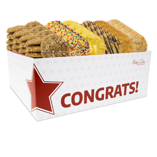 Mini Cookie 48 Pack :|: Congrats Gift Box