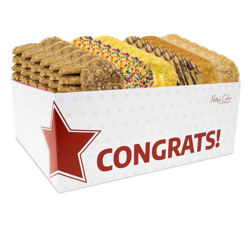 Mini Cookie 72 Pack :|: Congrats Gift Box