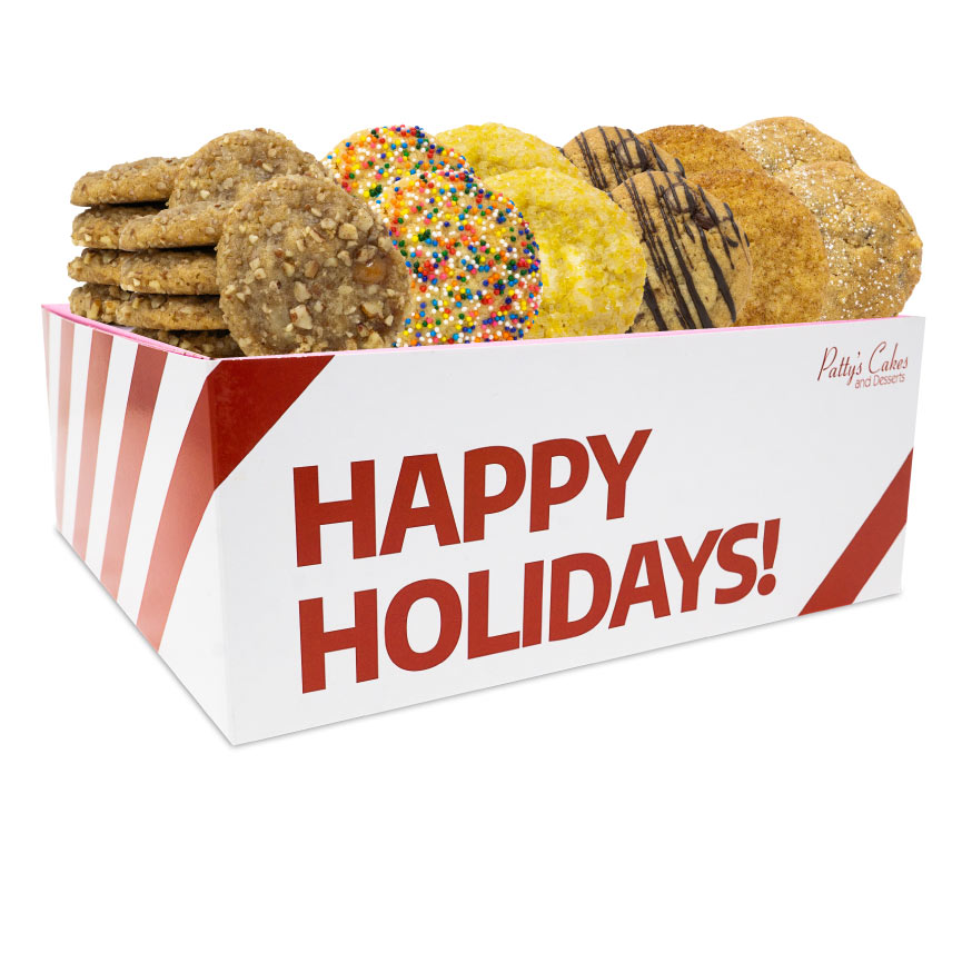 Mini Cookie 24 Pack :|: Happy Holidays Gift Box