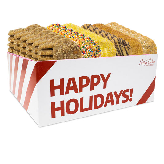 Mini Cookie 72 Pack :|: Happy Holidays Gift Box