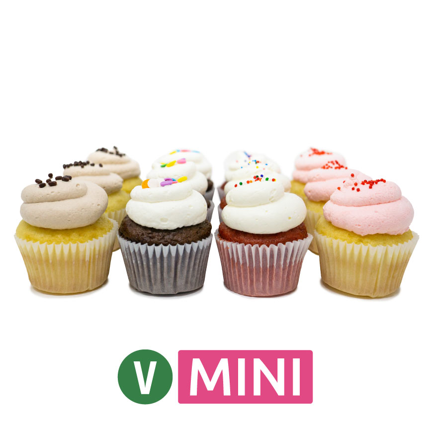 Vegan Mini Cupcakes - Split Dozen