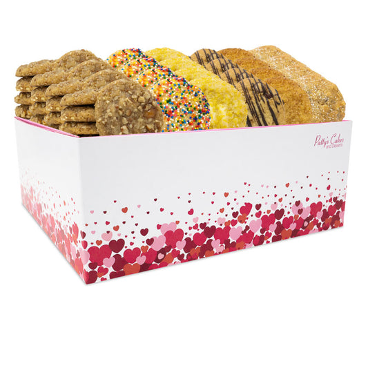 Mini Cookie 48 Pack :|: Hearts Gift Box