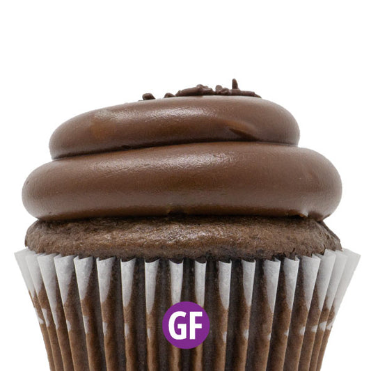 Gluten-Free - Chocolate with Chocolate Fudge Cupcake