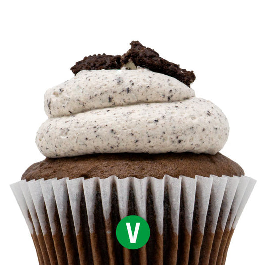 Vegan Chocolate with Oreo Mousse Cupcake
