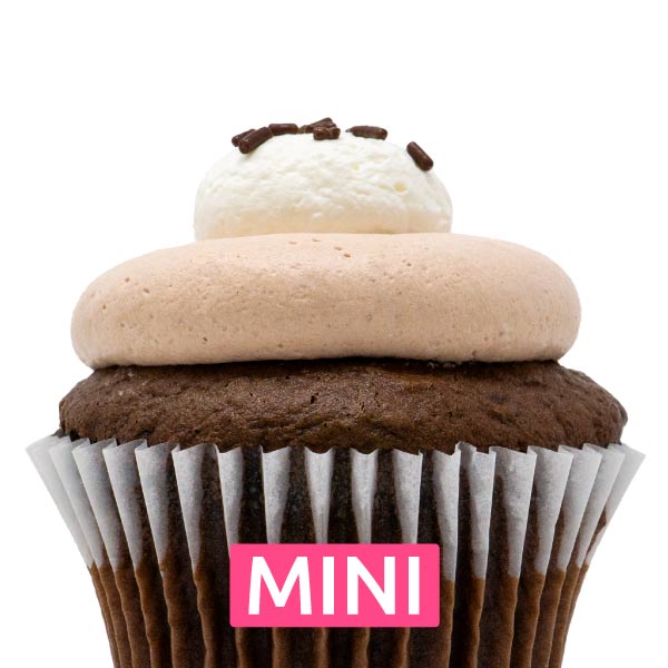 Chocolate with Nutella Mini Cupcakes - Dozen