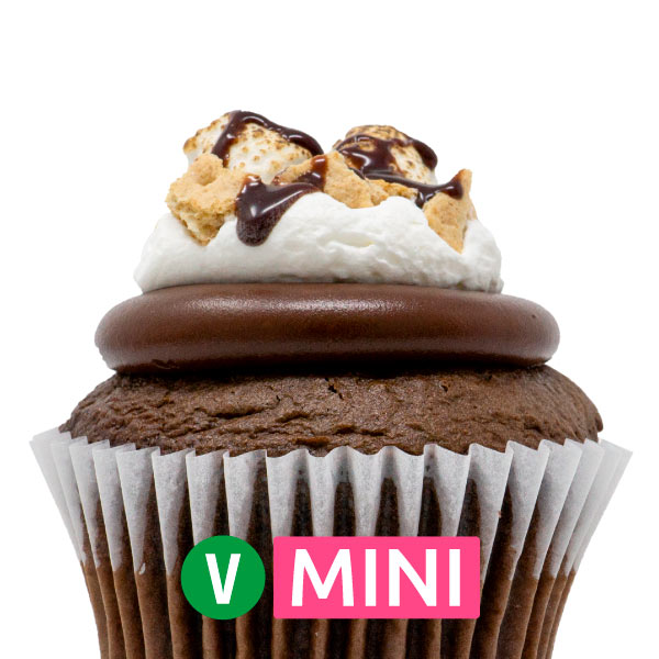 Vegan S'mores Mini Cupcakes - Dozen