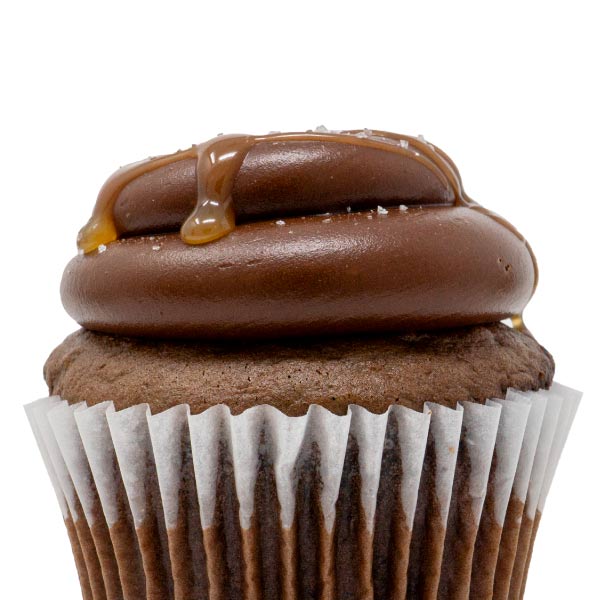 Chocolate Caramel Salty Cupcake