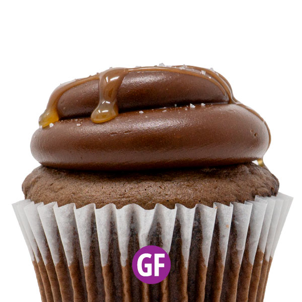 Gluten-Free - Chocolate Caramel Salty Cupcake