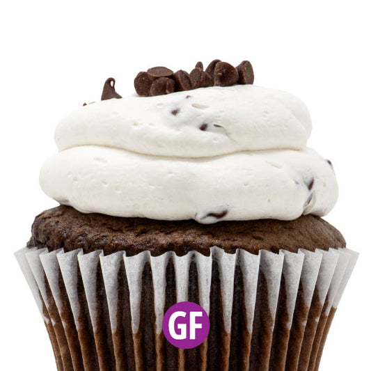 Gluten-Free - Chocolate with Chocolate Chip Mousse Cupcake